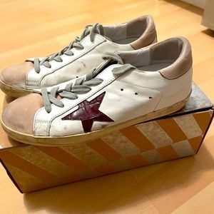 Golden Goose classic white sneakers